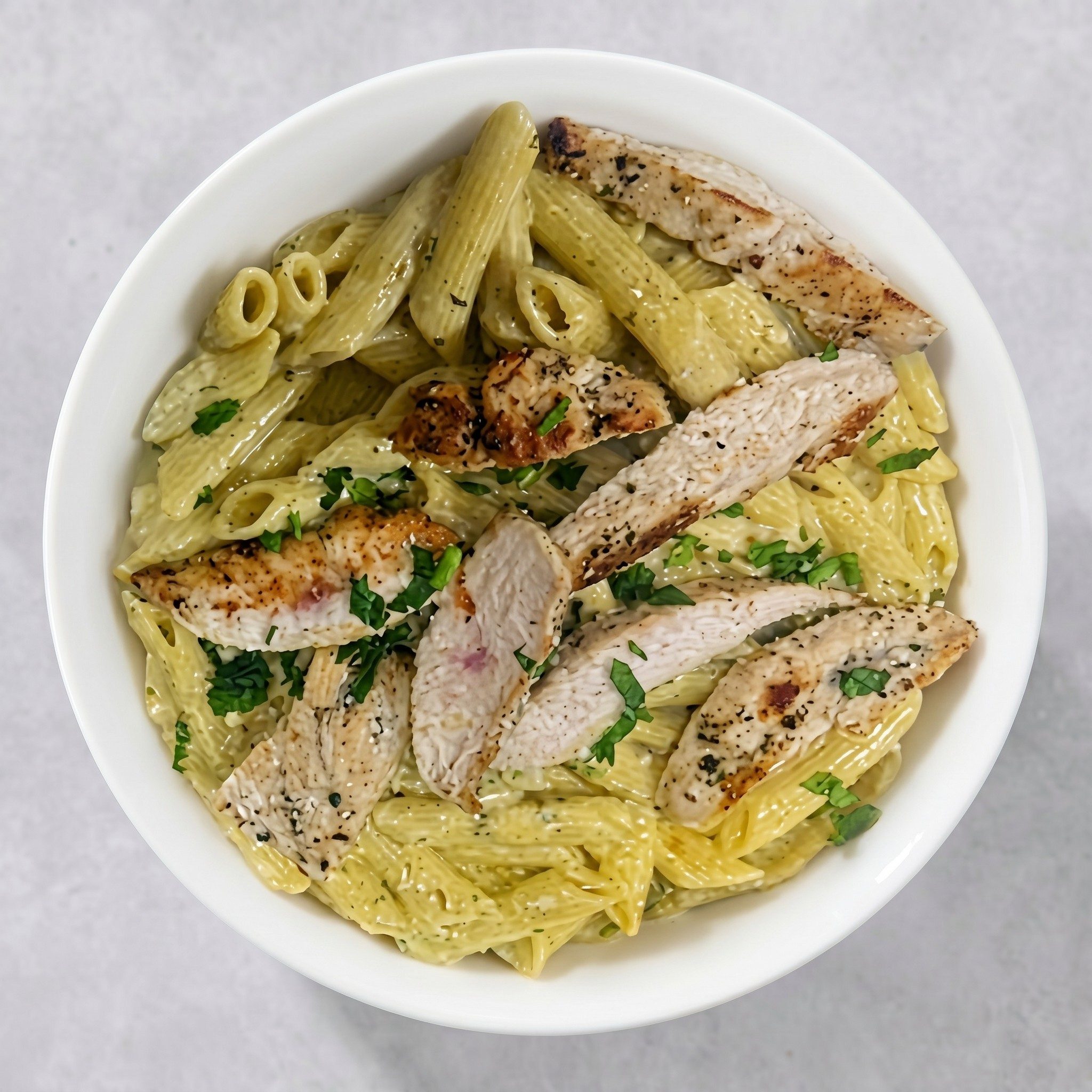 Penne Pesto.
